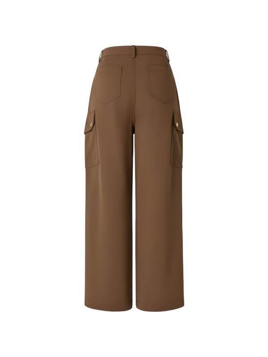26SS 핑코 스트레이트 팬츠 106278A2ERL78 Brown - PINKO