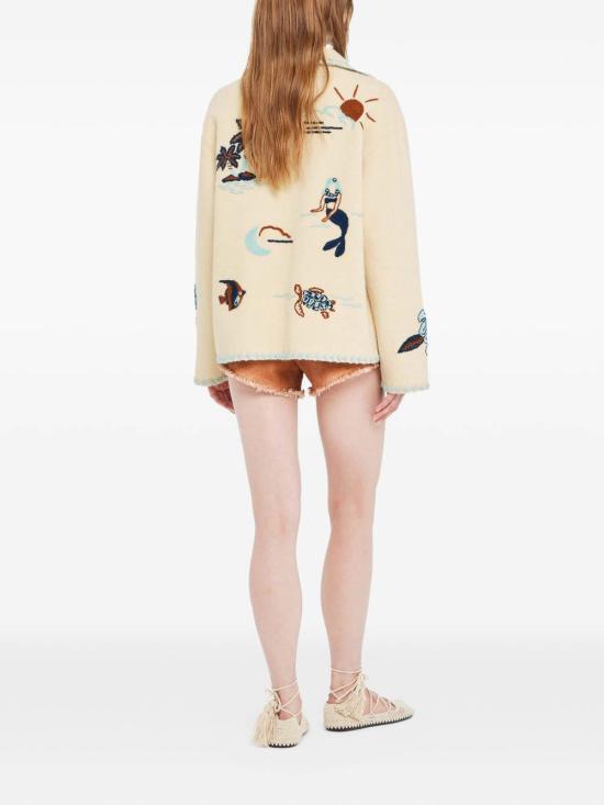26SS 알라누이 자켓 LWHQ01BR26KNI0011784 Cream - ALANUI
