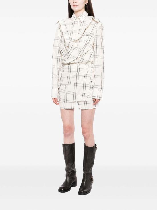 26SS 디 아티코 숏 원피스 260WCA00458CCC125AA020 White - THE ATTICO