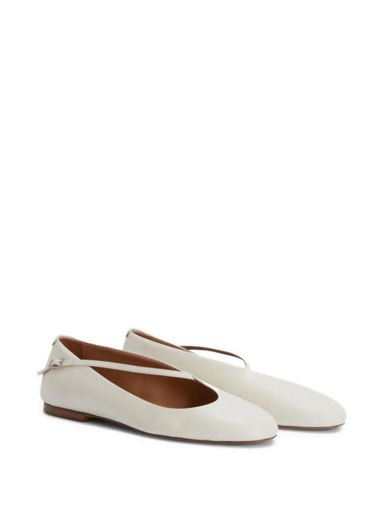 26SS 질샌더 플랫 슈즈 J16WZ0020P7689112 White - JIL SANDER