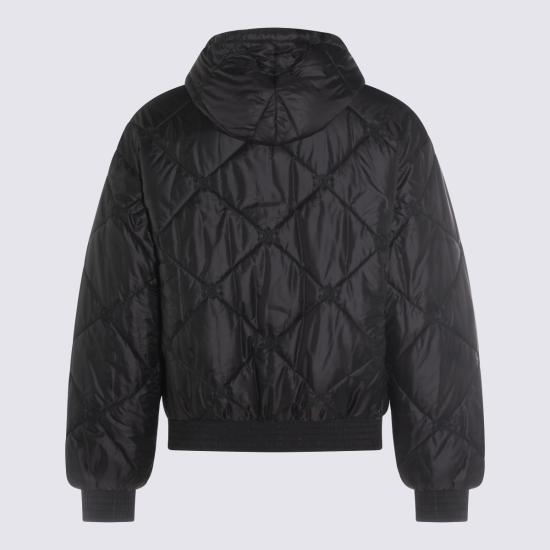 26SS 셀린느 라이트 나일론 퀼트 재킷 RV14B1474 38NO BLACK - CELINE