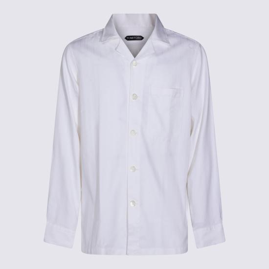 26SS 톰포드 긴팔 셔츠 HXH011FMC292 WAA OFF WHITE
