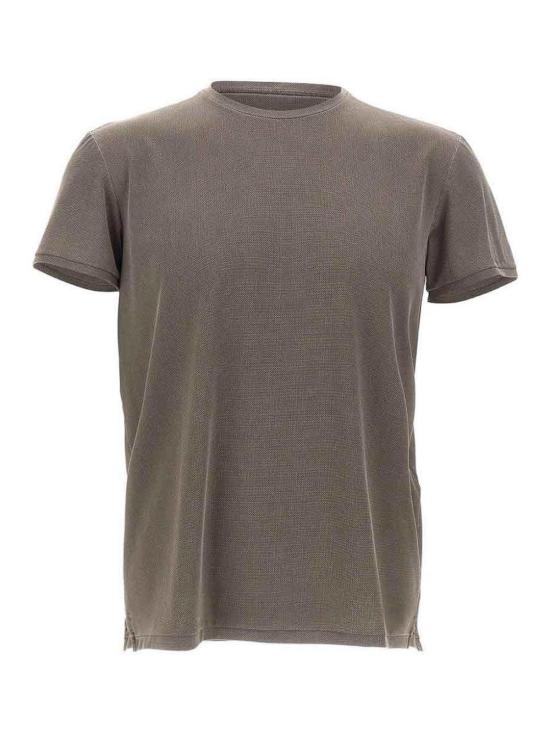 26SS 로베르토 리치 디자인 반팔 티셔츠 26218TECHNO86 Brown