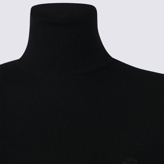 26SS 구찌 자수 울 니트 터틀넥 860442 XKFG71043 NERO - GUCCI