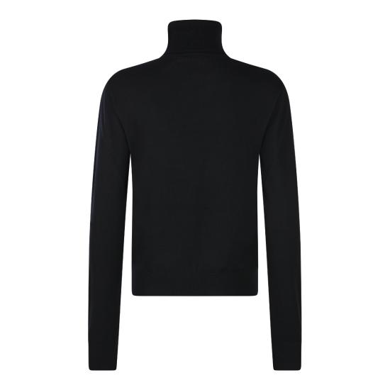 26SS 구찌 자수 울 니트 터틀넥 860442 XKFG71043 NERO - GUCCI