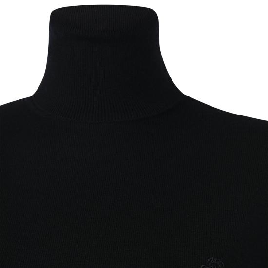 26SS 구찌 자수 울 니트 터틀넥 860442 XKFG71043 NERO - GUCCI