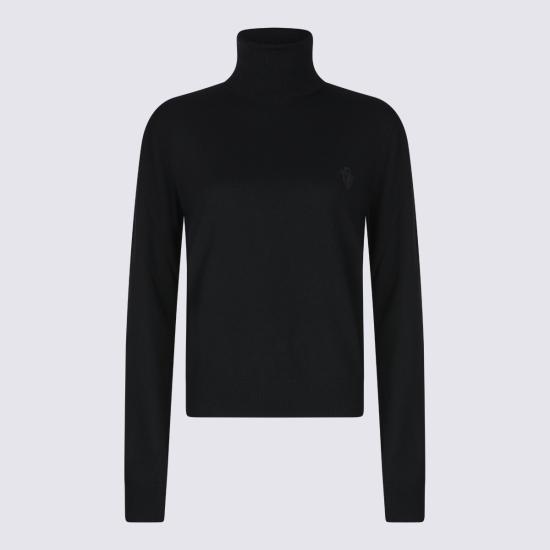 26SS 구찌 자수 울 니트 터틀넥 860442 XKFG71043 NERO - GUCCI