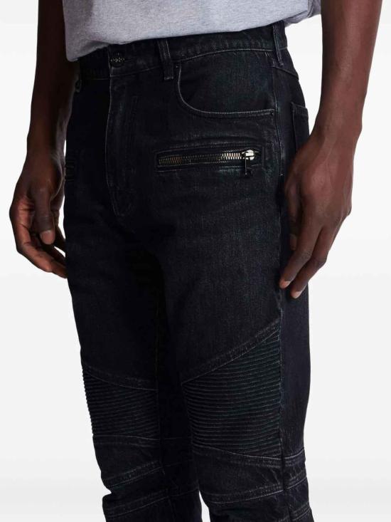 26SS 발망 스트레이트 팬츠 GH1MI105DG130PC Black - BALMAIN