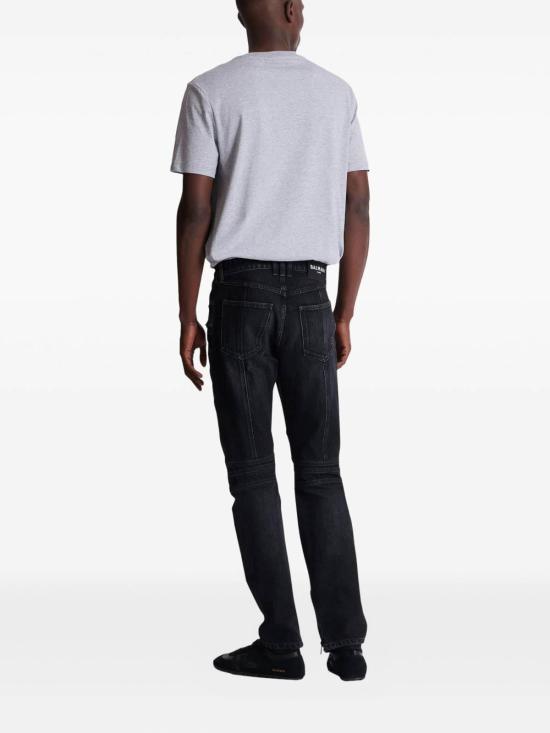 26SS 발망 스트레이트 팬츠 GH1MI105DG130PC Black - BALMAIN