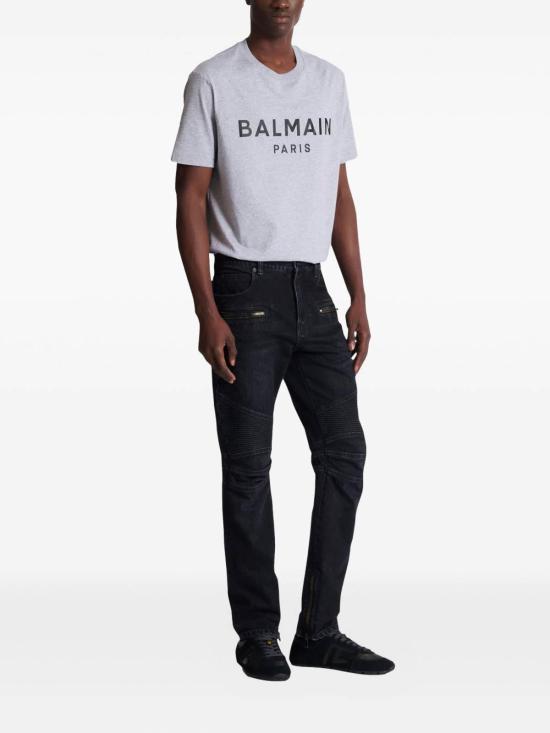 26SS 발망 스트레이트 팬츠 GH1MI105DG130PC Black - BALMAIN