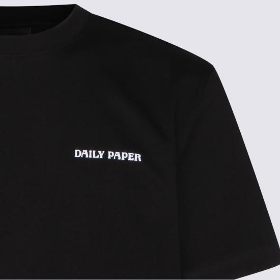 26SS 데일리 페이퍼 반팔 티셔츠 2610042 Black - DAILY PAPER
