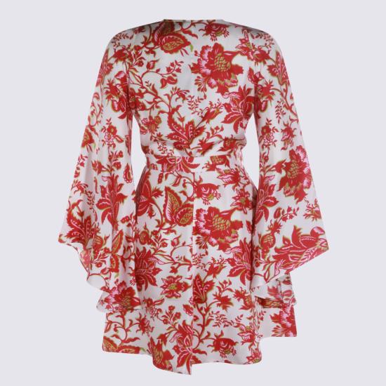 26SS 에트로 미디 원피스 WRHA0523 AKH15X0808 FUCSIA WHITE - ETRO