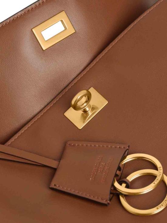26SS 발렌시아가 로데오 미디움 핸드백 7897722AA4V2237 Light Brown - BALENCIAGA