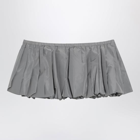 26FW 미우미우 숏 스커트 MG2723OOO121I Grey - MIU MIU