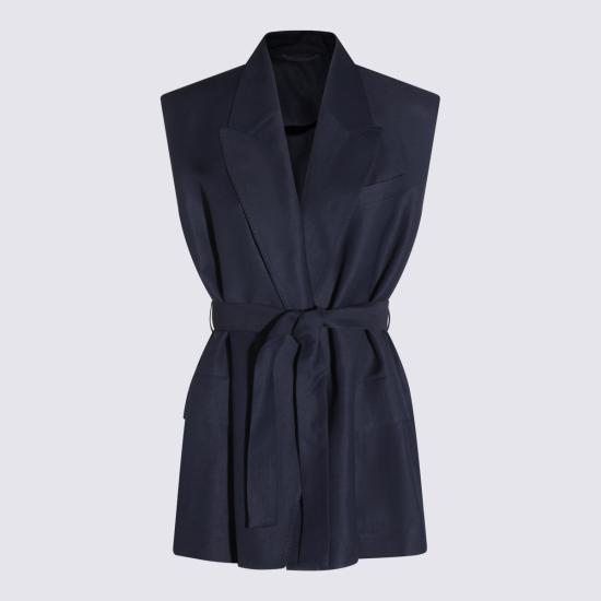 26SS 브루넬로 쿠치넬리 민소매 티셔츠 MH1267754 C4224 BLUE ABISSO - BRUNELLO CUCINELLI