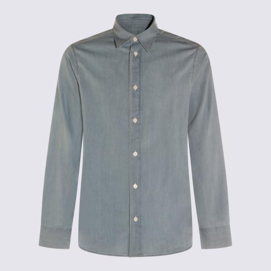 26SS 엔엔07 긴팔 셔츠 2485765247 241 BLEACH INDIGO