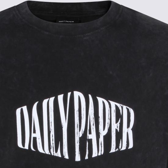 26SS 데일리 페이퍼 반팔 티셔츠 2610064 Black - DAILY PAPER