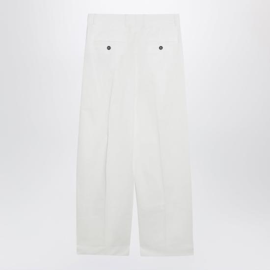 26FW 토템 스트레이트 팬츠 263 WRB0417FB0490 White - TOTEME