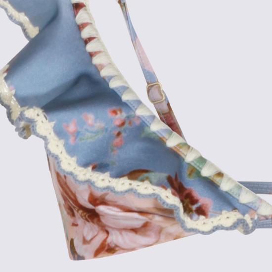 26SS 짐머만 비키니 수영복 5776WRS261 SPLPR SPLICED PRINT - ZIMMERMANN