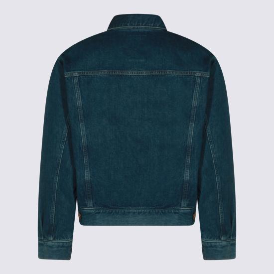 26SS 메종키츠네 데님 자켓 990002 0518 FADED INDIGO - MAISON KITSUNE