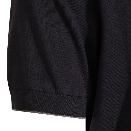 26SS 브루넬로 쿠치넬리 폴로 티셔츠 M29800145 CET50 NAVY - BRUNELLO CUCINELLI