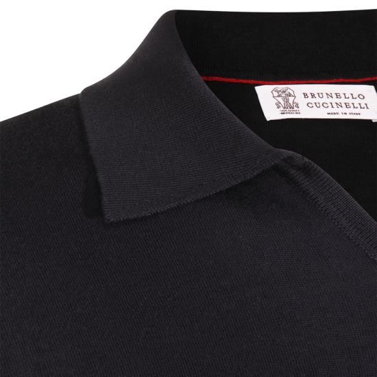 26SS 브루넬로 쿠치넬리 폴로 티셔츠 M29800145 CET50 NAVY - BRUNELLO CUCINELLI