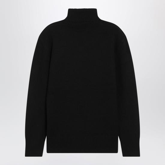 26FW 토템 터틀넥 252 WRT0474YA0016 Black - TOTEME