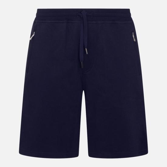 26SS 브루넬로 쿠치넬리 플리스 버뮤다 쇼츠 MW8633242G C6134 NAVY - BRUNELLO CUCINELLI