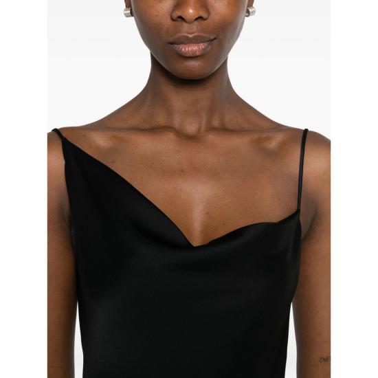 26FW 스텔라 맥카트니 롱 원피스 6A0087 3FU302 1000 BLACK - STELLA MCCARTNEY