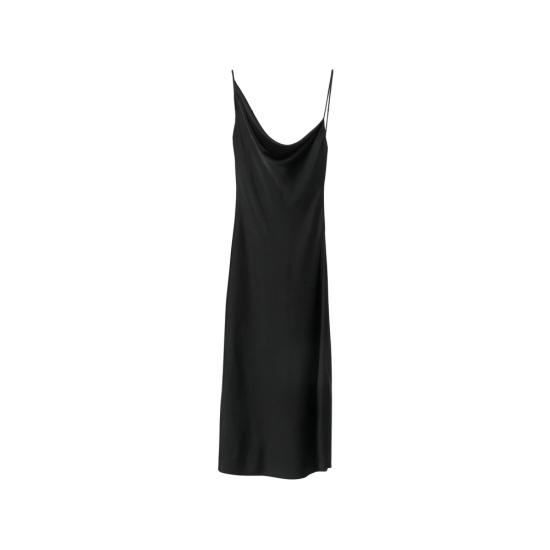 26FW 스텔라 맥카트니 롱 원피스 6A0087 3FU302 1000 BLACK