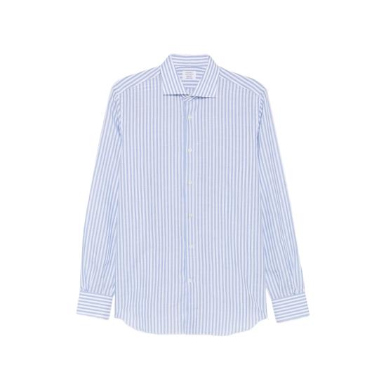 26SS 마짜렐리 긴팔 셔츠 140 165 SOFT 15 BLUE WHITE