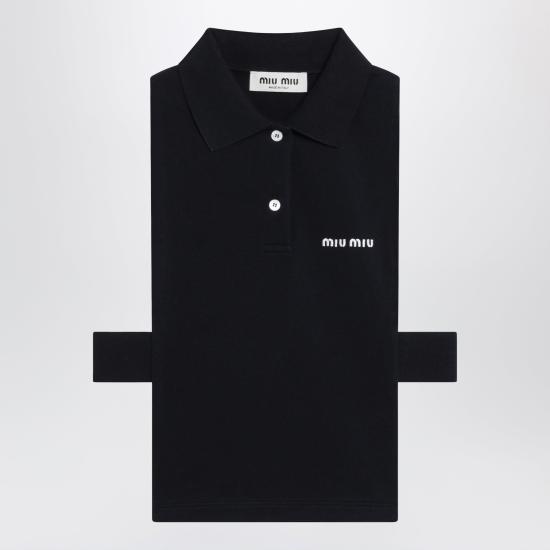 26FW 미우미우 폴로 티셔츠 MJT738OOO14RW Blue