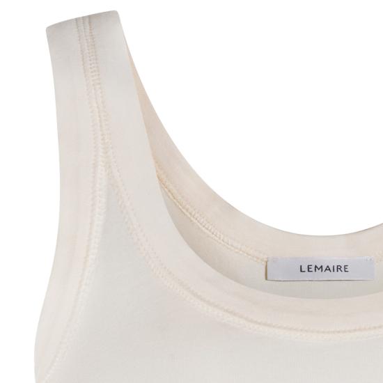 26SS 르메르 저지 탱크탑 TS0001 LJ1016WH048 LIGHT CREAM - LEMAIRE