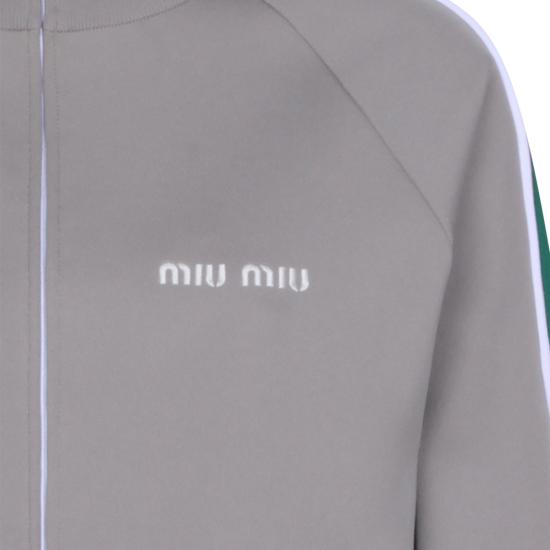 26SS 미우미우 자켓 MMF00USOOO 148OF0Y6M GRIGIO VERDE - MIU MIU