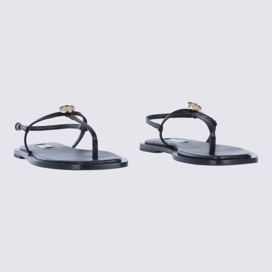 26FW 토템 샌들 263WAS0336 LE0210001 Black - TOTEME