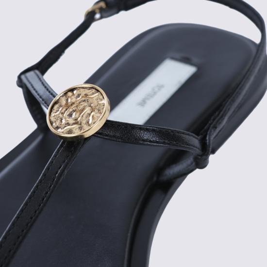 26FW 토템 샌들 263WAS0336 LE0210001 Black - TOTEME