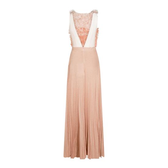26SS 엘리자베타프랜치 롱 원피스 ABR4462E2 X81 CARNE BURRO - ELISABETTA FRANCHI