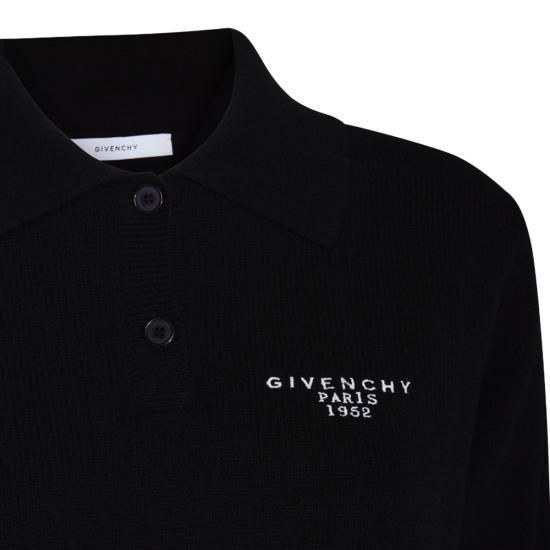 25FW 지방시 폴로 티셔츠 BWL008 4ZSN001 BLACK - GIVENCHY