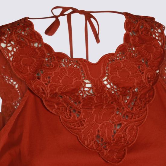 26SS 트윈셋 롱 원피스 261TT2032 S2000413332 BROWN HENNA - TWINSET