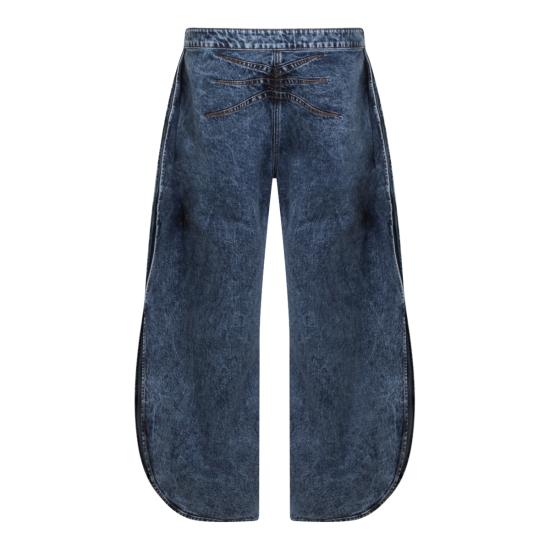 26SS 알라이아 페탈 데님 팬츠 AA9P0253T535C 524 BLEU NEIGE - ALAIA