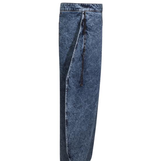 26SS 알라이아 페탈 데님 팬츠 AA9P0253T535C 524 BLEU NEIGE - ALAIA