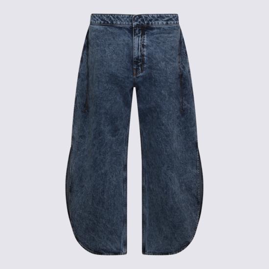 26SS 알라이아 페탈 데님 팬츠 AA9P0253T535C 524 BLEU NEIGE - ALAIA