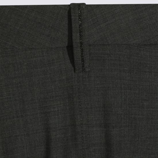 26FW 브루넬로 쿠치넬리 롱 스커트 MPW07G3951 C010 Grigio medio - BRUNELLO CUCINELLI