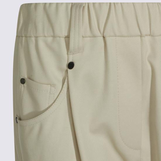 26FW 브루넬로 쿠치넬리 스트레이트 팬츠 MP126P8417 C9815 LATTE D AVENA - BRUNELLO CUCINELLI