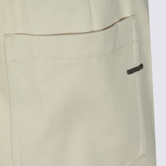 26FW 브루넬로 쿠치넬리 스트레이트 팬츠 MP126P8417 C9815 LATTE D AVENA - BRUNELLO CUCINELLI