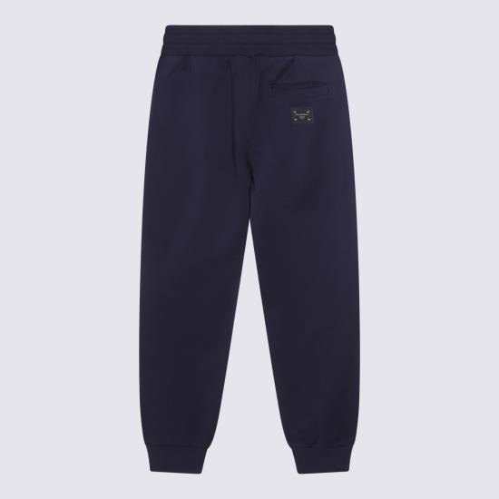 25FW [키즈] 돌체앤가바나 트레이닝/조거 팬츠 L4JPT0 G7I2PB3681 BLU SCURISSIMO - DOLCE & GABBANA