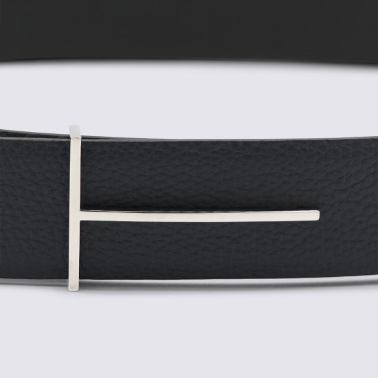 26SS 톰포드 가죽 벨트 TB331LCL236S UNA NAVY SILVER - TOMFORD