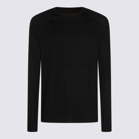 26SS 톰크롬 긴팔 티셔츠 MTS94101 11 BLACK - THOM KROM