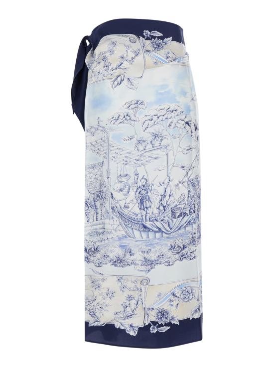 26FW 살바토레 페라가모 롱 스커트 3212860795150 Blu - SALVATORE FERRAGAMO
