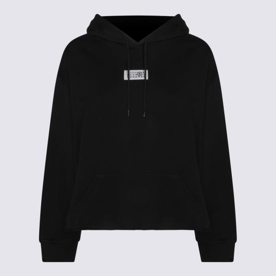 26SS MM6 메종마르지엘라 코튼 후디드 스웨트셔츠 S52GU0235 M25025900 BLACK - MM6 MAISON MARGIELA